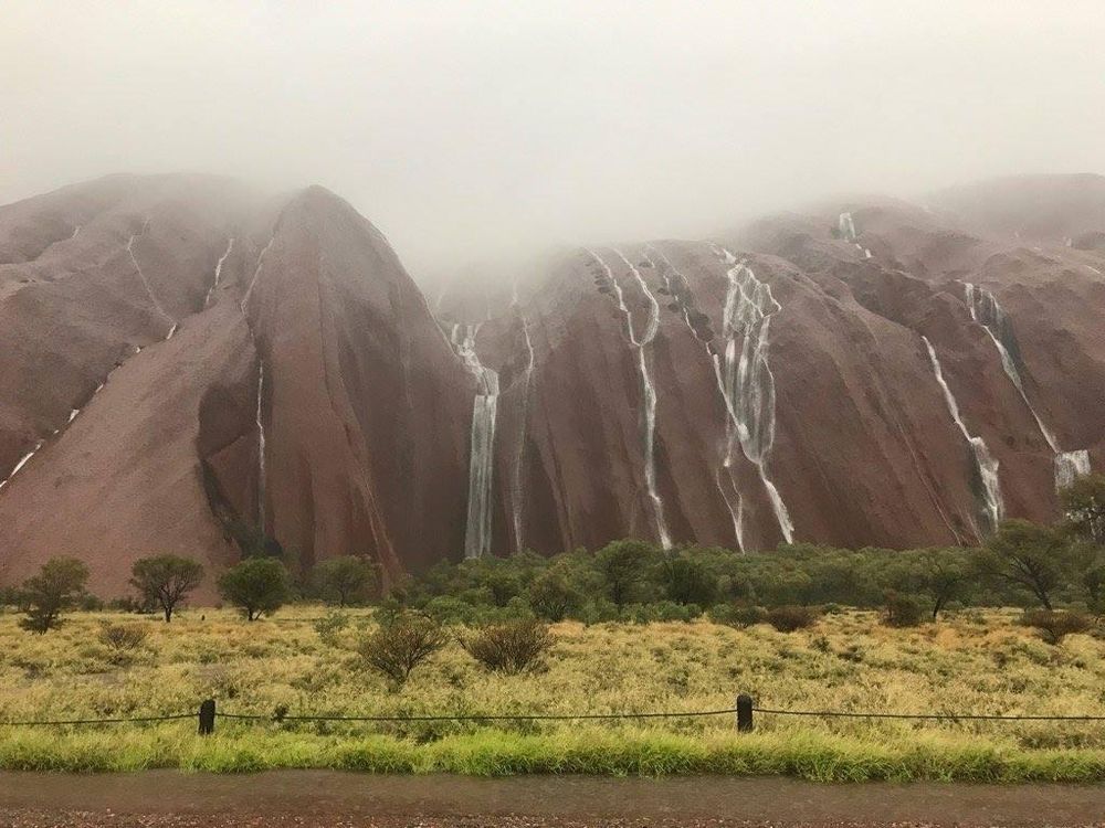 Uluru Waterfall