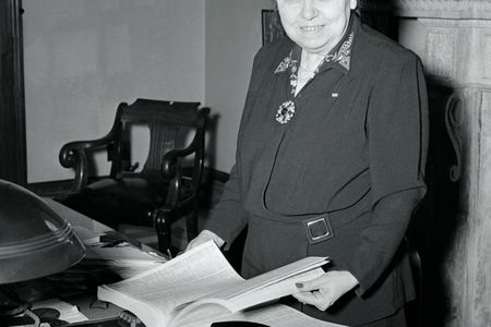 Hattie Wyatt Caraway on November 6, 1942.