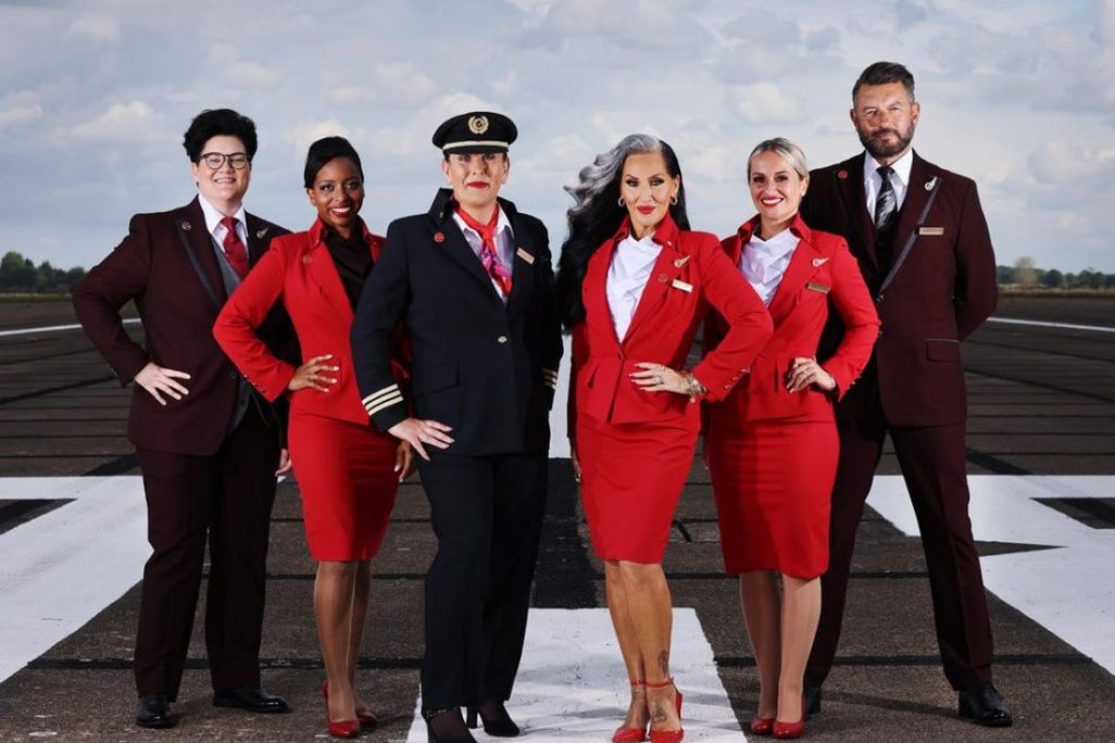 Virgin Atlantic's uniforms