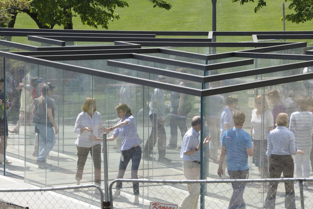 glass maze