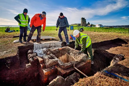 Archaeologists uncovered a Cold War bunker underneath an English castle.