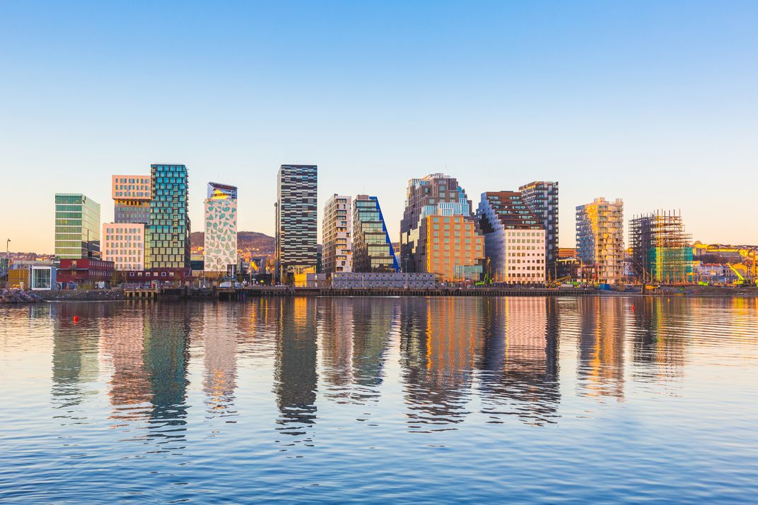 Modern architecture of Oslo