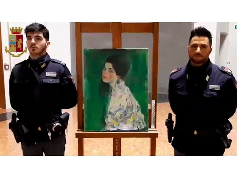 Gustav Klimt stolen painting found