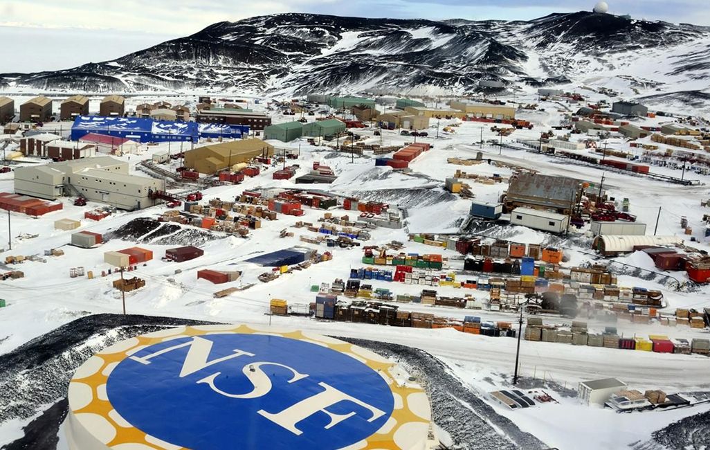 McMurdo station from above