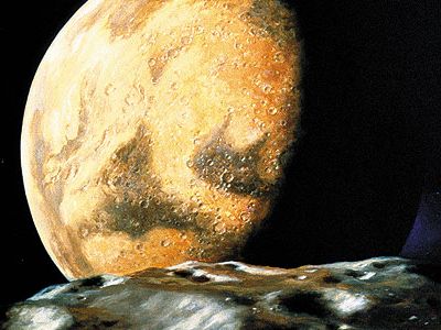 Pesek painting of Mars