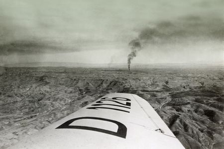 In 1930 from a Junkers F.13 leased by the Anglo-Persian Oil Company (a forerunner of BP), the site of the first oil strike in the Middle East (1908), looks deserted. Today, its wells produce 5,000 barrels a day.