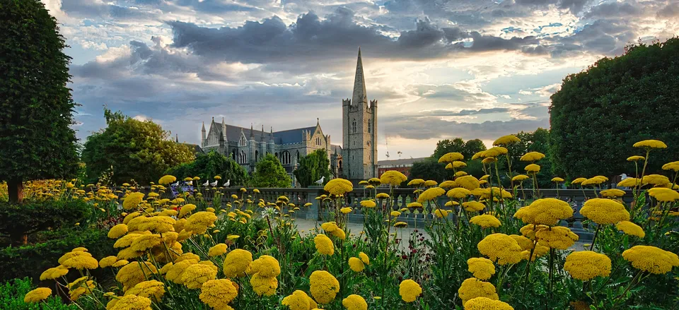  Saint Patrick's Cathedral and its park, Dublin 