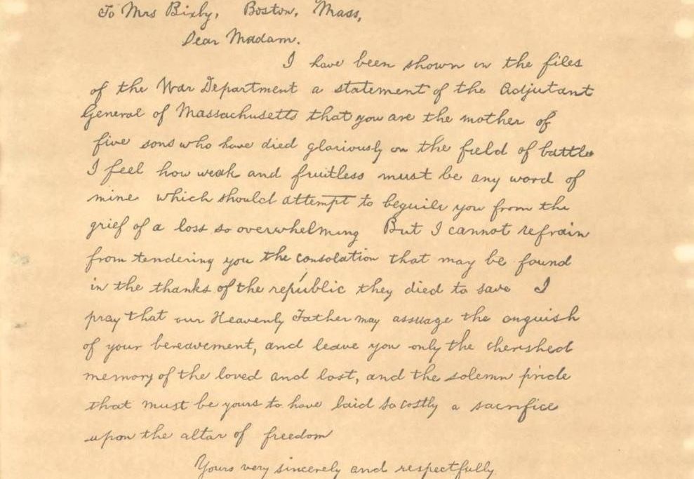 Bixby Letter