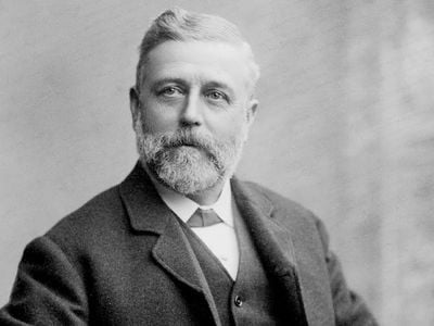 This portrait by an anonymous photographer shows the face of the man who popularized the flush toilet: Thomas Crapper.