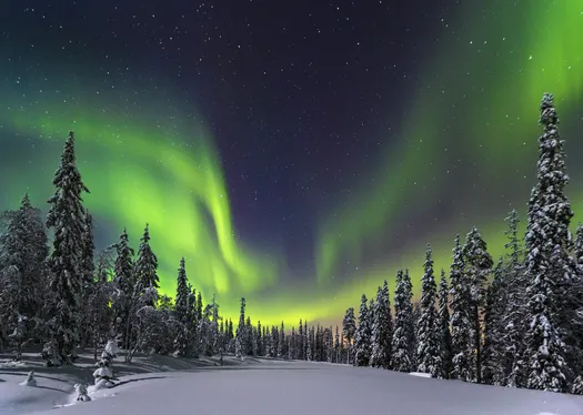 Northern Lights Over Finland: Helsinki and Lapland