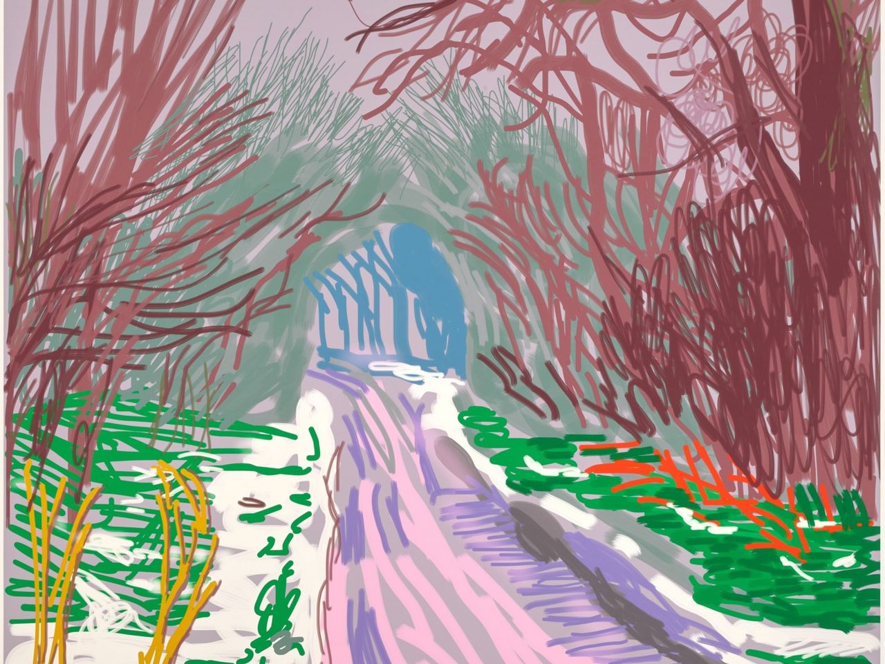 david hockney paintings images