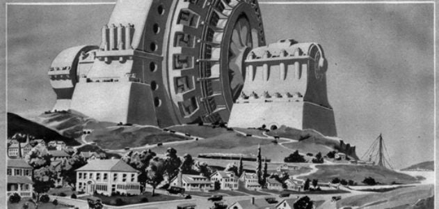 Hugo Gernsback's vision for a monument devoted to electricity (1922)