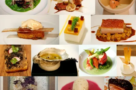 Dishes made by Michelin star restaurants