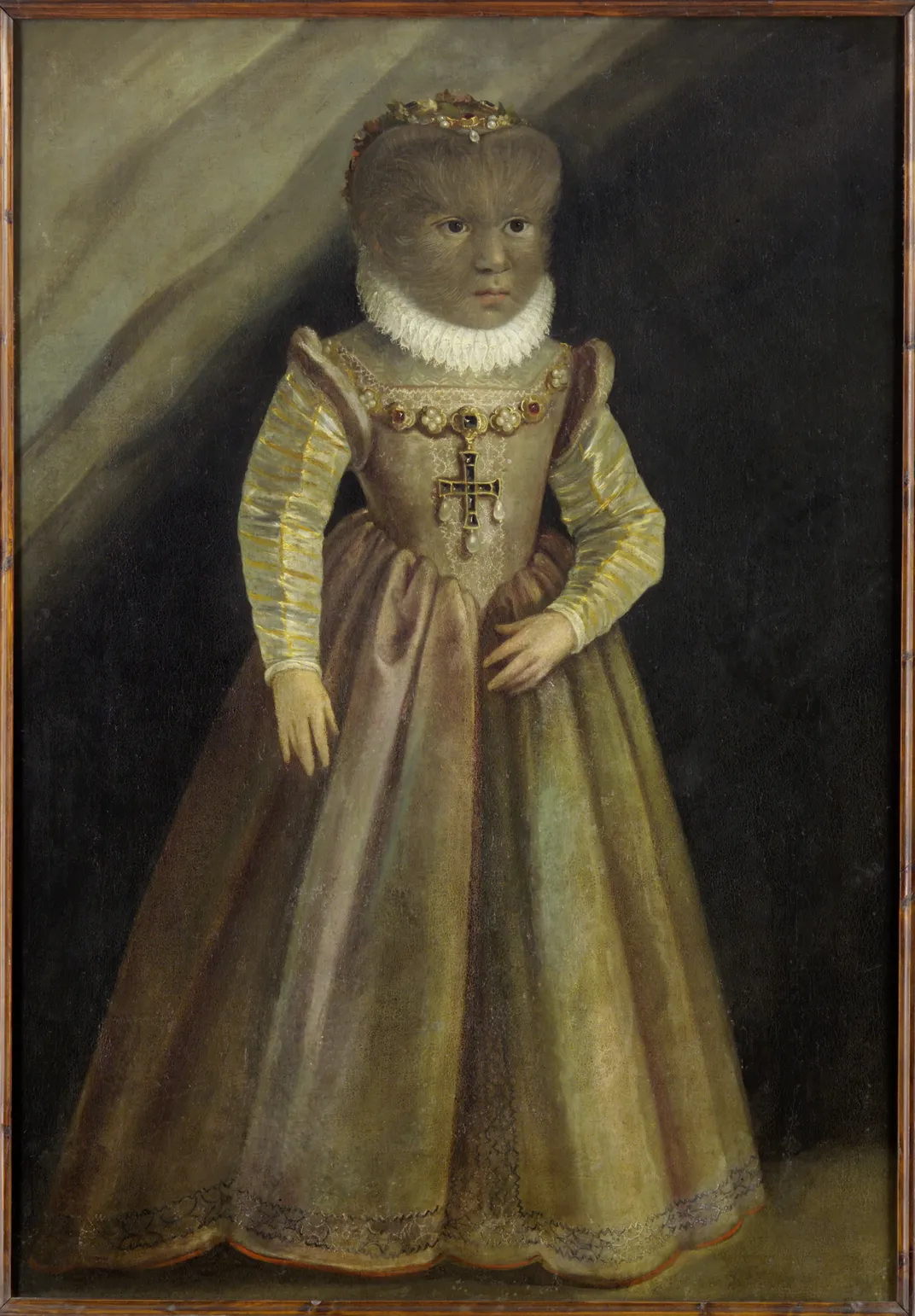 Portrait of Madeleine Gonzales, anonymous, circa 1580