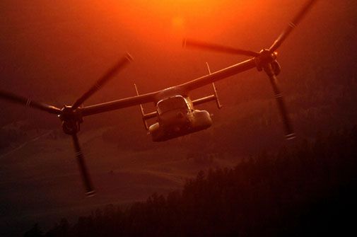 The V-22 will enter combat service later this year.