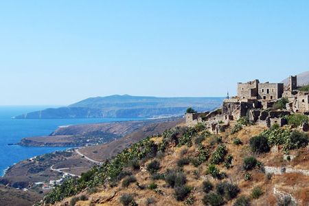 In a far-off corner of the Peloponnese, clan wars left the hill town of Vathia in ruins.