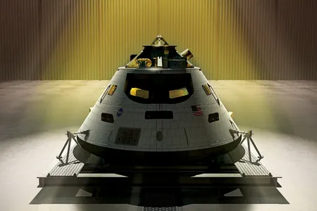 Meet Orion, a son-of-Apollo space capsule that, like the family wagon, will be comfortable on long trips and will still be around when the kids learn to drive. 

