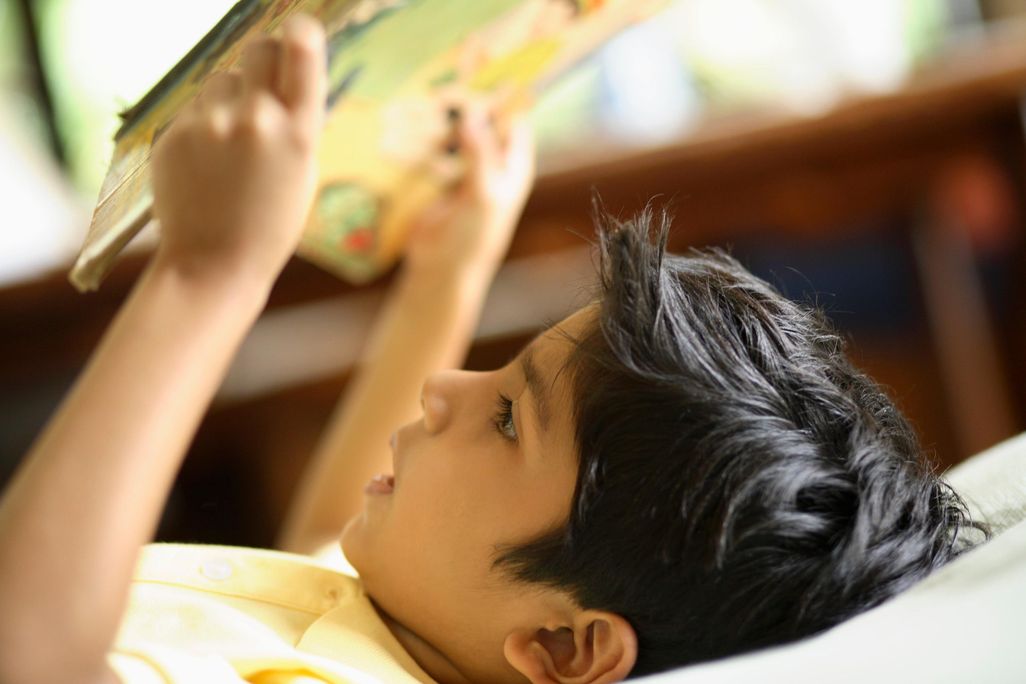 Boy Reading