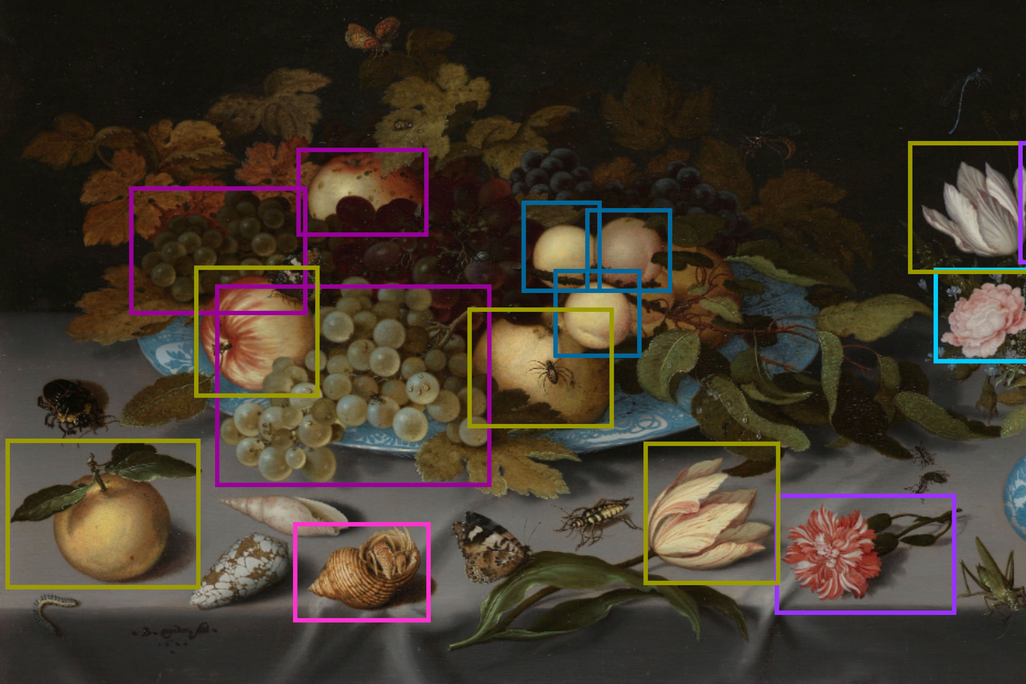 Annotations on still life painting