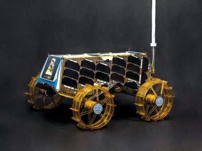Sorato is smaller and lighter than any other lunar or Martian space-qualified rover. It was donated last October to the Smithsonian’s National Air and Space Museum by ispace, a Japan-based private lunar exploration company.