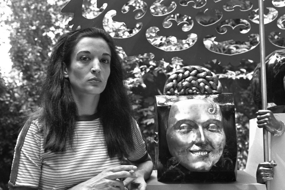 Marisol with her art