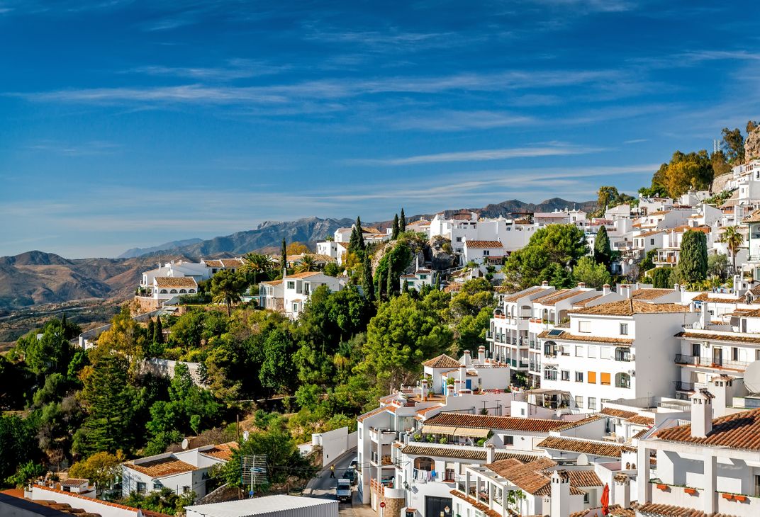 White village along the Costa del Sol
