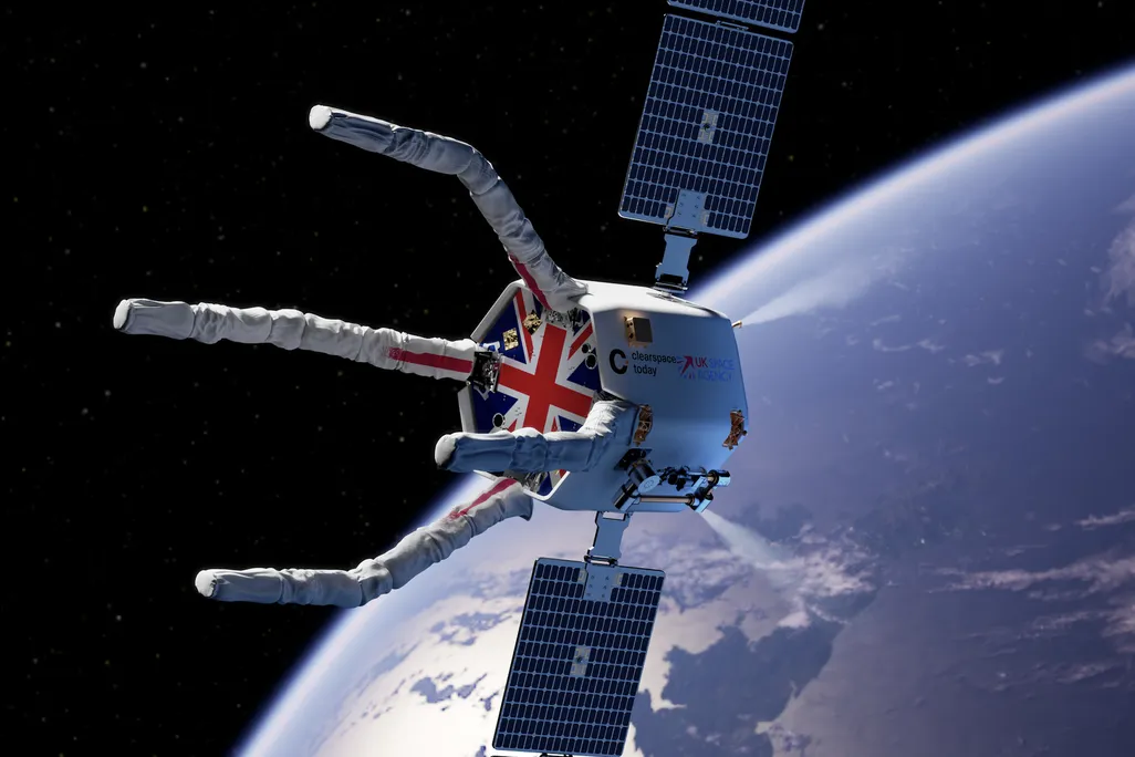 a spacecraft with claws