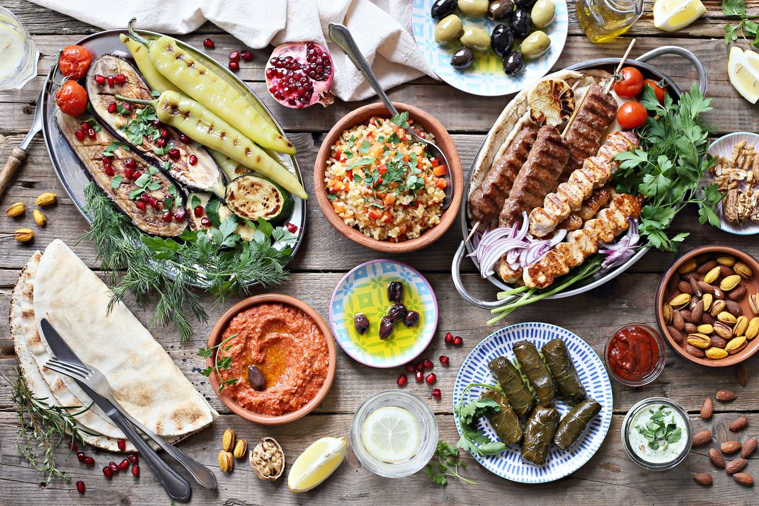 Traditional Greek dishes
