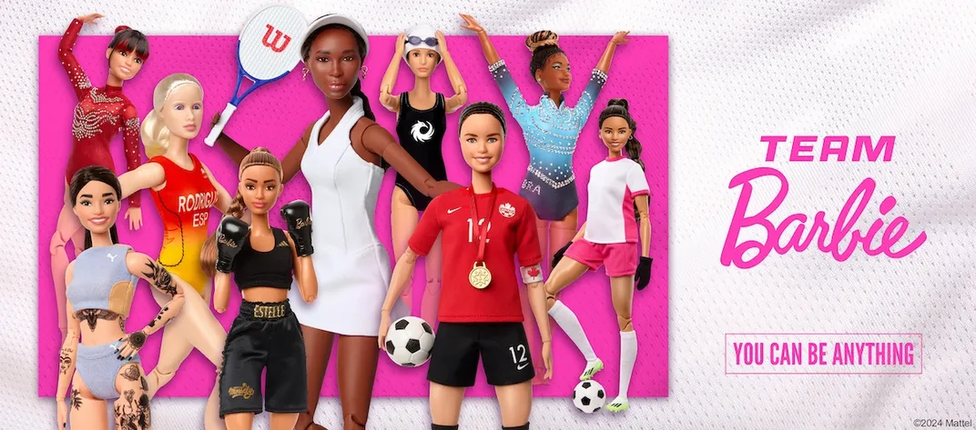Team Barbie Athletic Role Model Banner