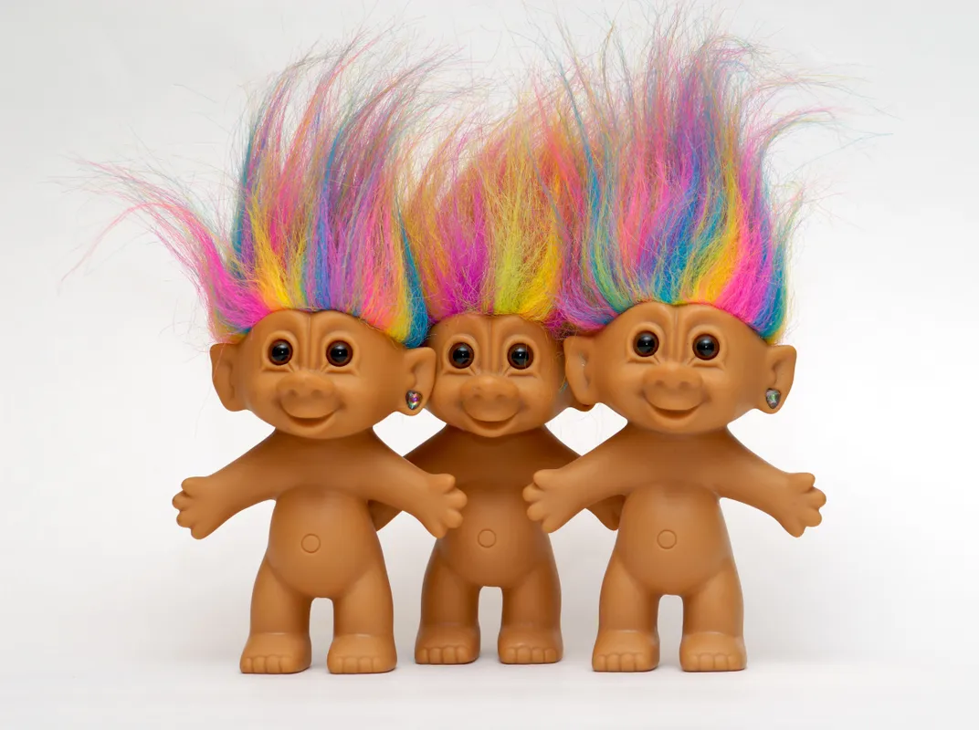 The Colorful History of the Troll Doll