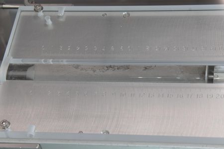 The recently opened Apollo moon sample.