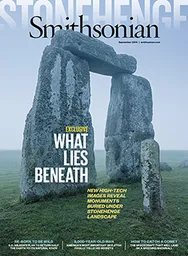 Cover of Smithsonian magazine issue from September 2014 