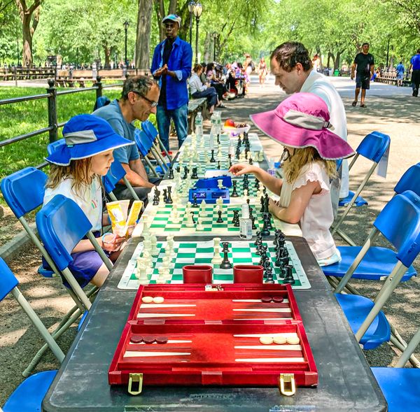 Chess Girls in Central Park thumbnail