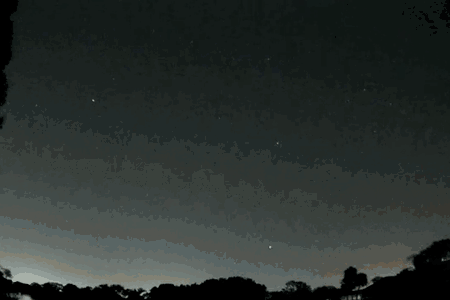 The fireball cruising across the sky was most likely a fragment of an asteroid called a 'bolide'.