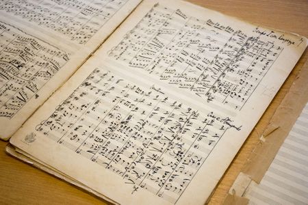 A page from Holst's lost "Folk Songs From Somerset"