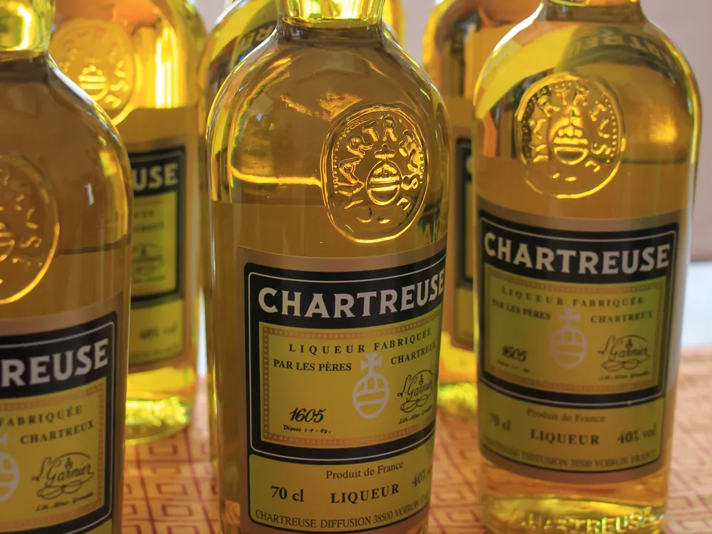 Chartreuse bottles