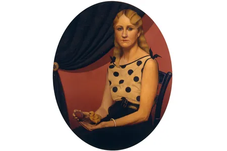 In Portrait of Nan, Wood highlighted his sister’s femininity.