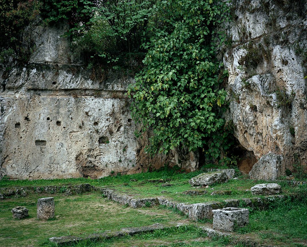 The so-called School of Aristotle, where Philip II sent Alexander to be tutored.