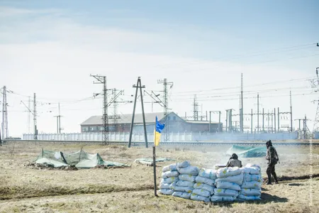 Troops in Crimea.