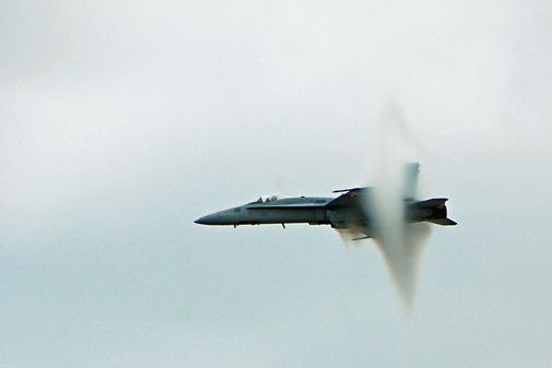 A scene from this year's airshow at Pope Air Force Base in North Carolina.