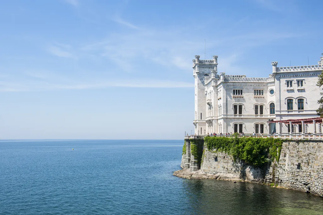 Miramar Castle in Trieste, Italy