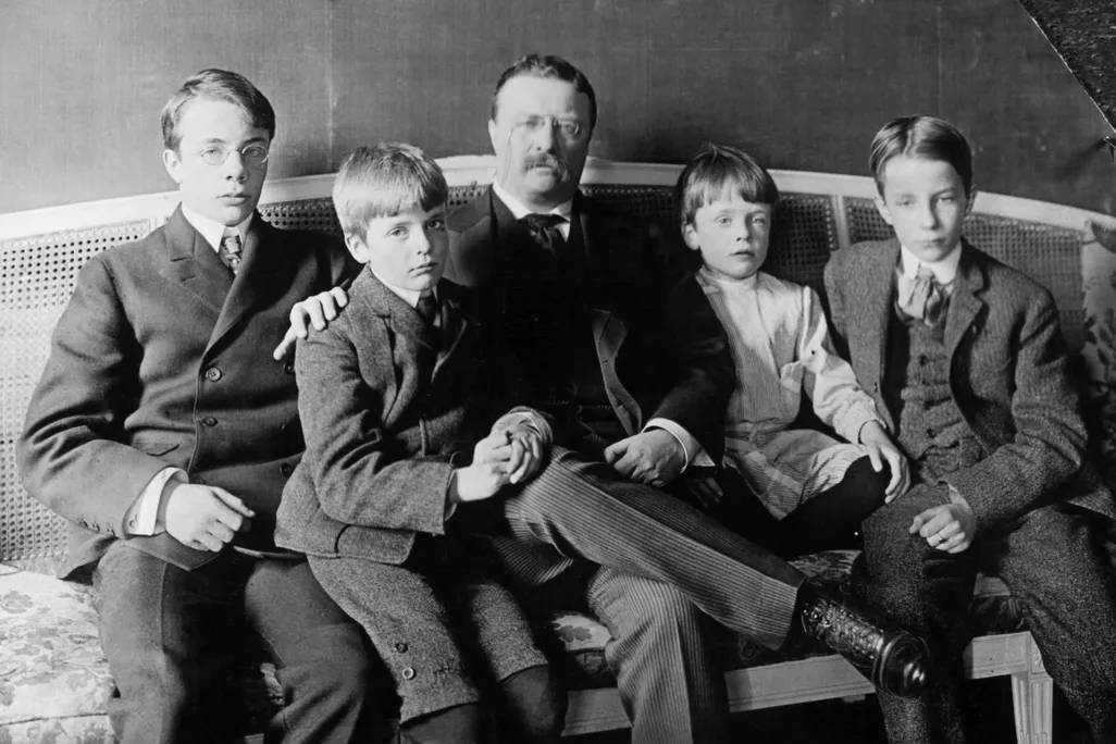 Theodore Roosevelt and sons