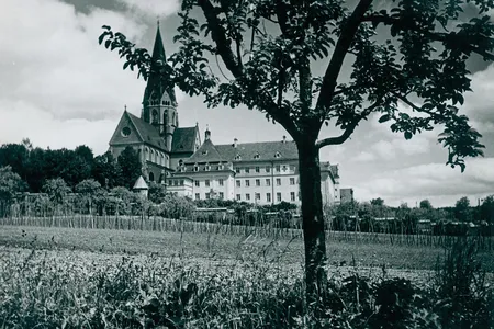 A view of St. Ottilien monastery in 1945