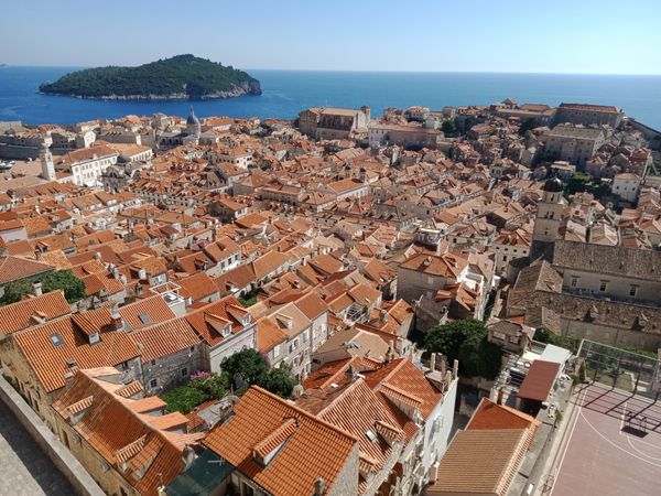 The roofs of an Old Town in Dubrovnik thumbnail