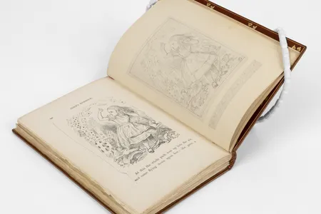 The volume was one of 2,000 copies printed during the original 1865 run of&nbsp;Alice&rsquo;s Adventures in Wonderland.