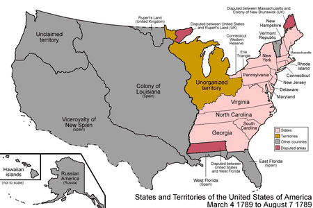 Political geography of America, March 30 1822 to November 15 1824