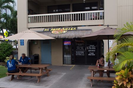 Da Poke Shack in Kailua-Kona, Hawaii, the best restaurant in America according to Yelp reviews.
