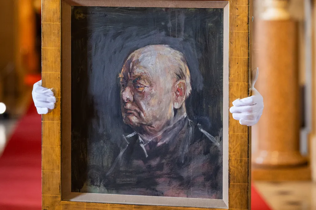 Portrait of Churchill