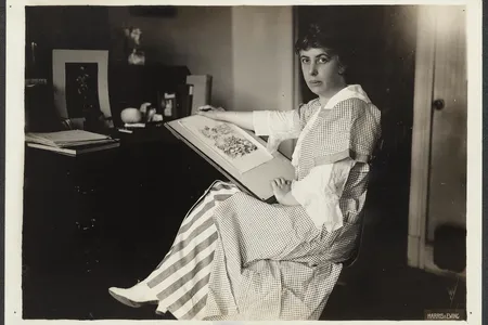 Nina Allender created political cartoons for The Suffragist newspaper.