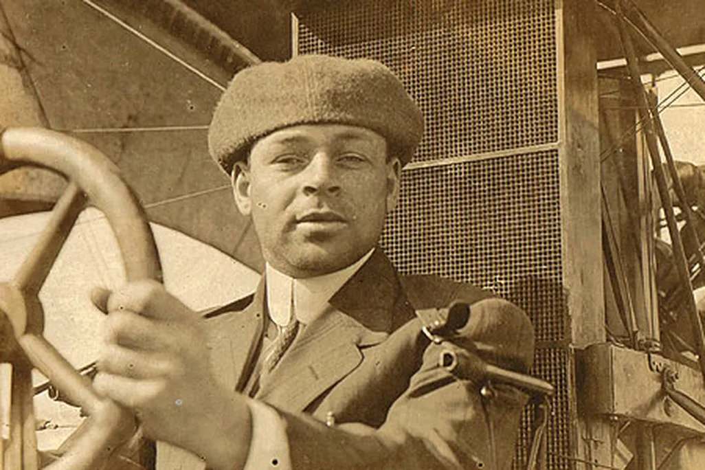 Mary Groce's detective work confirmed Emory Malick, her great-uncle, to be the first known African-American aviator. Emory's 1912 student photo.
